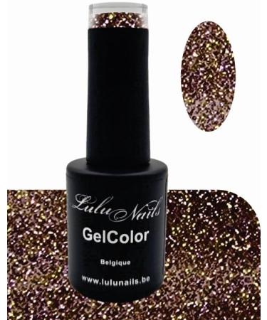  LuluNails GelColor UV/LED Semi-Permanent Nail Polish Gold Dust 275 10ml HEMA and TPO Free Shimmering Gold - Buy Online on GoSupps.com