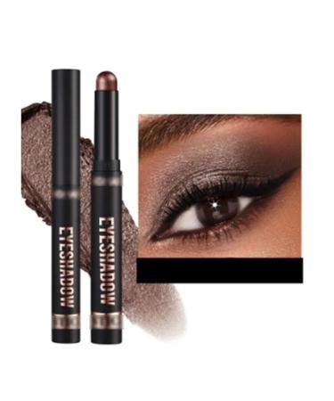 HIFFEY Waterproof Pearlescent Eyeshadow Stick 20 Colors Long Lasting Glitter Shimmer Highlighter Pen Makeup Cosmetics (Color : B01)