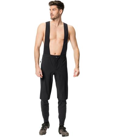 VAUDE Men's Kuro Warm Hybrid Bib Tights | Insulating Cycling Shorts with Seat Pad | L Black - International Shipping Available - Buy Online on GoSupps.com
