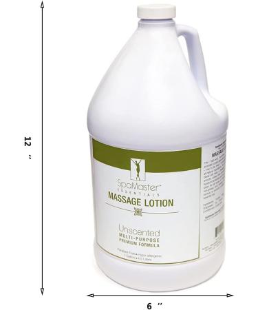 Master Massage Organic Unscented Vitamin-Rich 1 Gallon Lotion - Water-Soluble Massage Lotion for Professional Massage Therapy - Buy Online Ships Internationally - Buy Online on GoSupps.com