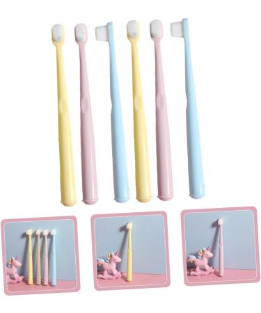 Hapinary 6-Pack Kids Travel Toothbrush Set - Ergonomic Soft Bristles Lightweight Manual Toothbrushes for Healthy Gums - Perfect for On-the-Go Oral Care - Buy Online on GoSupps.com