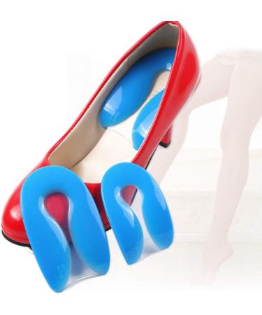 Heallily Silicone Gel Heel Cups - U-Shaped Soft Cushion Shoes Pads for Heel Pain - Shock Absorbing Support - Size S (1 Pair) - Buy Online on GoSupps.com
