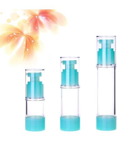 Lurrose Vacuum Container 3PCS 15/30/50ml Airless Pump Bottles Press Pump Cosmetics Container Essence Cleanser Emulsion Storage Dispenser for Travel Travel Spray Bottle Green - Buy Online on GoSupps.com