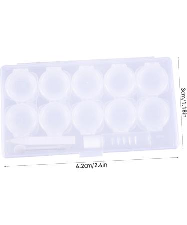JECOMPRIS Portable Contact Lens Container - 2 Pack Travel Case for Cosmetics & Care | Ideal for International Shipping - Buy Online on GoSupps.com