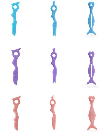 Versatile Silicone Eyebrow Aid Reusable Quick Stencil for Shape Eyebrows Eyeliner Eyeshadow Washable Defined Eyebrow Pink A - Buy Online on GoSupps.com