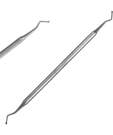 Podiatry Blacks Files and Probe by YNR - German Chiropody Blacks File Spoon and Swan Neck Probe for Podiatry Use - Pedicure Foot Care Tools (Dual Sided Spoon) - Buy Online on GoSupps.com