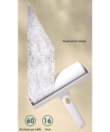 Extra Sticky Large Surface Lint Roller for Pet Hair - 1 Handle & 7 Refills 420 Sheets Green - Ultimate Lint Removal Tool - Buy Online on GoSupps.com