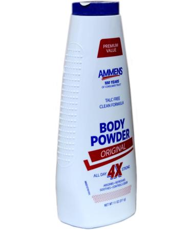 Ammens Powder Original 11 oz: Soothing Body Powder for All-Day Freshness - Buy Online on GoSupps.com