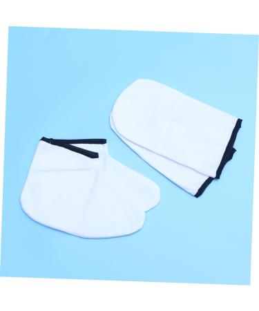 minkissy 2 Pairs Wax Gloves Wax Bath Hand Mitts Paraffin Wax Mitts Insulated Gloves Paraffin Wax Bath Gloves & Booties Paraffin Bath Cloth Gloves Insulation Cotton Take a Bath - Buy Online on GoSupps.com