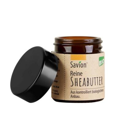 Savion Savion Pure Shea Butter Glass Jar 30 ml (1)