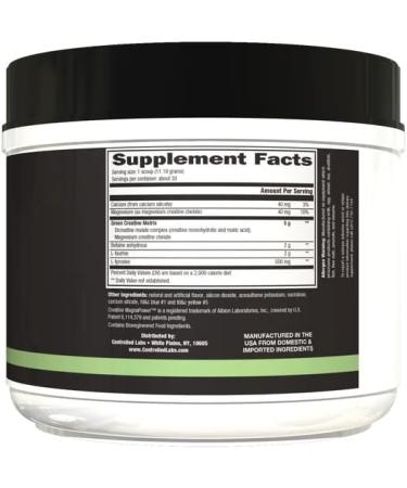 CONTROLLED LABS Green Magnitude Supplement, Synergistic Creatine Formula Powder, Promotes Strength, Stamina, and Performance, (Sour Green Apple, 30 Servings) Sour Green Apple 11.8 Ounce (Pack of 1) - Buy Online on GoSupps.com
