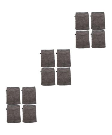 Balacoo 12 Pcs Fiber Makeup Remover Gloves Face Scrub Mitt Face Puff Makeup Mitts Bath Mitt Beauty Sponges Spa Comfortable Makeup Removers Bath Puff Microfiber Cleaning Pad Travel Cosmetic