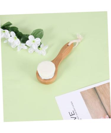 Beaupretty 1pc Facial Cleansing Skin Cleaning Scrub Brush Facial Brush for Cleaning Skin Cleaning Brush Skin Cleanser Cleaning Exfoliator face Bamboo Soft Brush - Buy Online on GoSupps.com