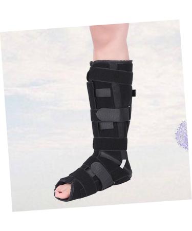 Mobestech Ankle Support Brace for Adults - Fixed Ankle Support for Ankle Fractures - Adjustable Black Splint - Buy Online on GoSupps.com