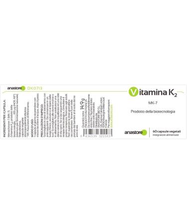 VITAMIN K2 * PACK 3+1 FREE * 105 g / 240 capsules * Joints (cartilage inflammation) Bone capital Cardiovascul - Buy Online on GoSupps.com