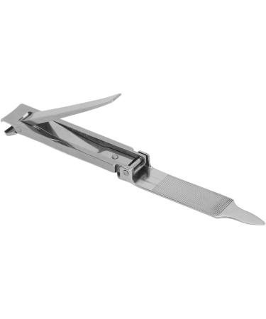 Nail Clippers Stainless Steel Nail Clippers with Hanging Hole Portable Textured File for Home - Buy Online on GoSupps.com