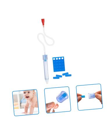 Hohopeti Nasal Aspirator Set - Baby Nose Cleaner for Toddlers, Syringe & Suction Bulb Included - Blue - Buy Online on GoSupps.com