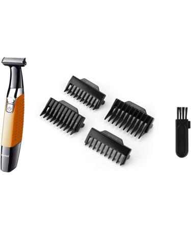 HEALIFTY Men's Hair Shaver Trimmer - USB Replaceable Blade for Back Hair Removal | Grooming Tool (Orange) - International Shipping Available - Buy Online on GoSupps.com