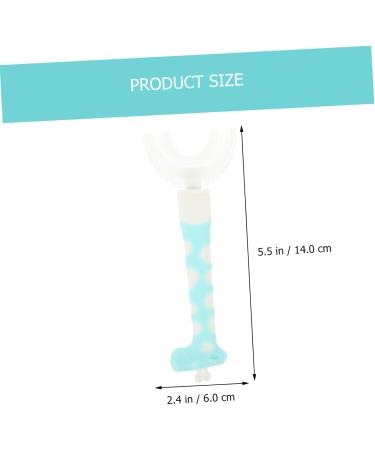 Fomiyes 12 STK Children's Toothbrush Set - Soft Bristle U-Shaped Manual Cleaning Brush for Kids - Best Oral Care for Children - Buy Online on GoSupps.com
