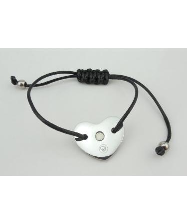 Buy Secret Coracao Fashion Energetix 4you 447 Positive Power Textile Magnet Arm Band - Heart with 3 Swarovski Crystals | Universal Size XS-XXXL - International Shipping Available - Buy Online on GoSupps.com