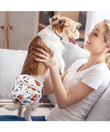 Dono Reusable Dog Diapers 3-Pack | Super Absorbent Washable & Comfortable for Small Medium Dogs | XS Size Pet Hygiene Solution - Buy Online on GoSupps.com