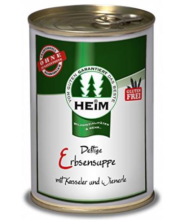 Heim Leingarten Deftige pea soup with cassette garlic and vegetables (ready to serve) - 400 g