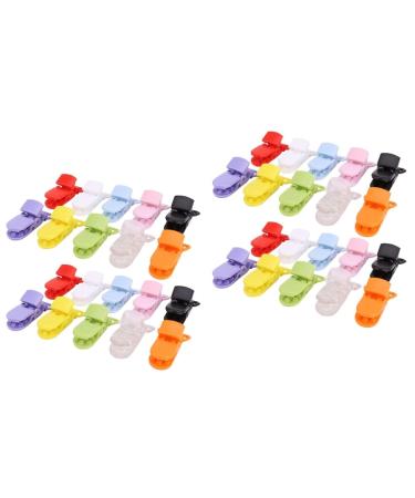 DOITOOL 100 pcs Plastic Infants baby teether toy pacifier suspender clips soother toy baby pacifier clip