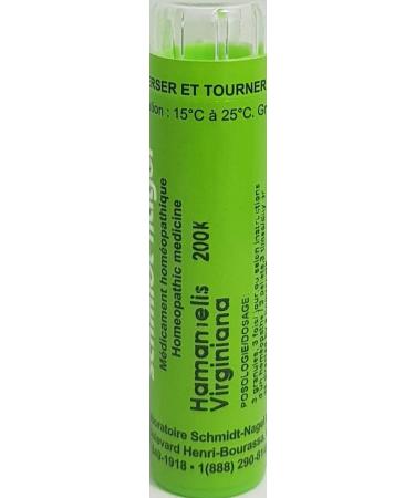 Hamamelis Virginiana 200K Homeopathy Medicine Schmidt-Nagel Canada (Homeodel) 90 pellets/granules