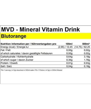 Peeroton Mineral Drink Vitamin Drink Blood Orange 300 g - Buy Online on GoSupps.com