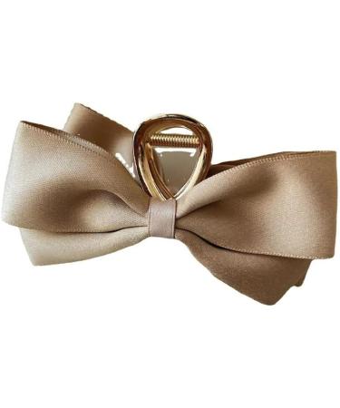claw clips hair claw shark clip Textured Satin Bow Headwear Hairpin Female Back Of The Head Hair Clip Large Shark Clip 02 black satin bow (Color : 02 black satin bow) - Buy Online on GoSupps.com
