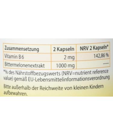 Avital Bitter Melon Capsules - Standardized Extract & Vitamin B6 for Normal Homocysteine Levels | 120 Capsules - Shop Internationally - Buy Online on GoSupps.com