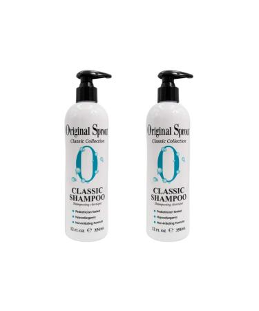 Original Sprout Classic Shampoo. Sulfate Free Shampoo for Classic Hair Care. 12 oz (2 pack) (Packaging May Vary)