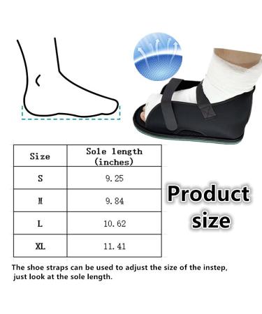 Post-Op Shoe for Broken Foot | Adjustable Medical Walking Shoe | Orthopedic Cast Shoes for Fractures & Foot Injuries - Large - Buy Online on GoSupps.com