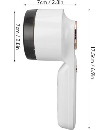 Fast Charging Fabric Shaver & Lint Remover | Rechargeable Electric Defuzzer for Clothes & Upholstery - Stylish White Design - Buy Online on GoSupps.com