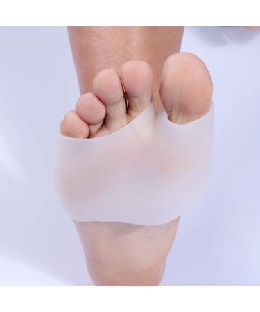 Milisten Metatarsal Foot Bunion Sleeve Pad - Gel Toe Protector & Cushion for Bunion Relief | Enhance Comfort with Silicone Half Toe Sleeves - Buy Online on GoSupps.com