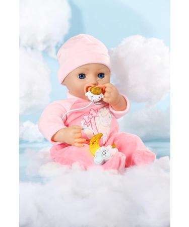 Baby Annabell Sweet Dreams Pacifier - Light & Sound Function | White & Gold - 704219 Zapf Creation - International Shipping Available - Buy Online on GoSupps.com