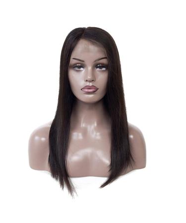 GJBXP wave wigs 4 * 13 lace front wigs middle part long straight black wig 14inch 12inch