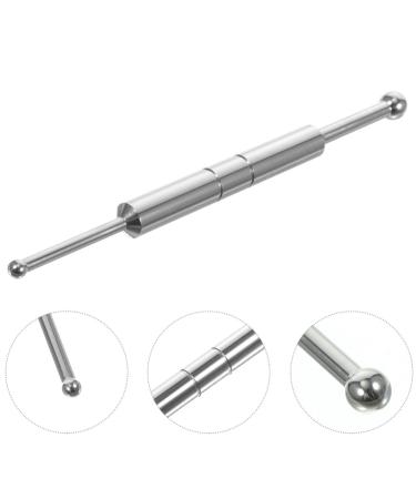 Fomiyes Stainless Steel Acupuncture Pen - Retractable Facial Reflex Zone Massager | Manual 304 Acupuncture Handbook - Buy Online on GoSupps.com