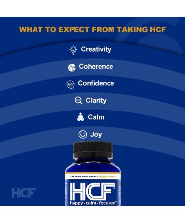 HCF Happy Calm & Focused - Brain Focus Attention Concentration & Mood Supplement - FQ Foundation Amino Acids Vitamins & Minerals. (3-Pack) - Buy Online on GoSupps.com