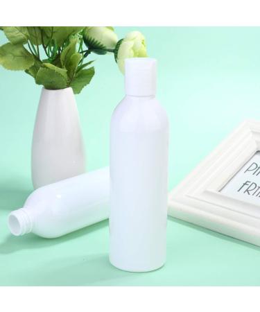 Minkissy 6pcs Portable Dispensing Empty Bottles Clear Water Bottle Refillable Shampoo and Conditioner Cosmetic Containers Shampoo Bottles Empty Shower Gel Bottle White Travel Lotion Filling - Buy Online on GoSupps.com