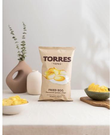 Torres Tapas Fried Egg Crisps 125g - Authentic Spanish Snack - Buy Online on GoSupps.com