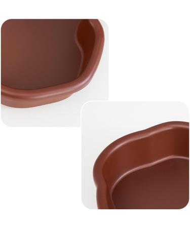 rockible Reptile Bathing Pool Turtle Bath with Ramp Tortoise Feeder Tortoise Water Dish for Tortoise Chameleon Hamster Scorpion Gecko Without Hose - Buy Online on GoSupps.com