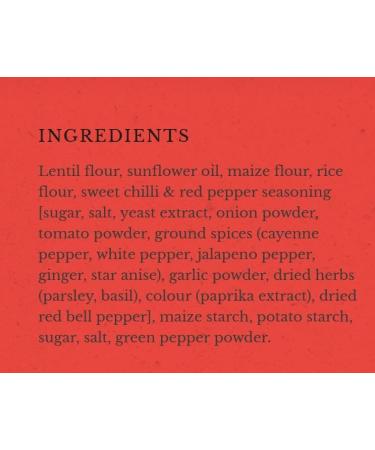 Tyrrells Lentil Crisps Sweet Chilli and Red Pepper Sharing 80g - Buy Online on GoSupps.com