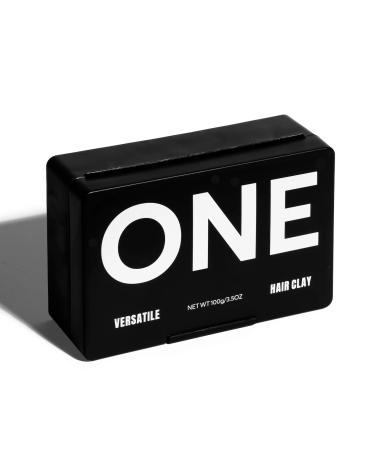THESALONGUY One Hair Clay 3-in-1 Hair Clay Pomade & Cream - Versatile Styling Product for Men & Women | Strong Hold Matte Finish Texturizing & Moisturizing Hair Clay