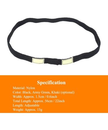 VGEBY Tactical Helmet Strap - Reflective Camo Band for M1 M88 MICH Helmet (Black) - Buy Online on GoSupps.com