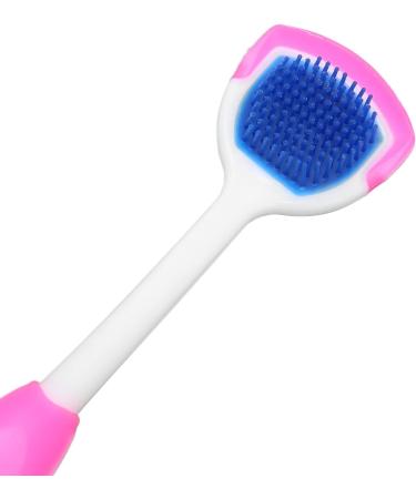 10Pcs Long Handle Silicone Tongue Scraper - Pink Tongue Cleaner for Bad Breath - Buy Online on GoSupps.com