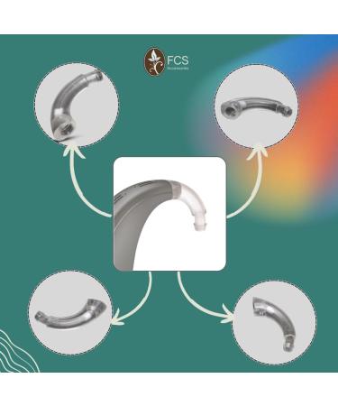FCS Hearing Devices Ear Hook for Phonak Naida V50 UP BTE - Durable Replacement Accessory | Easy Install | Anti-Howling Design - Buy Online on GoSupps.com