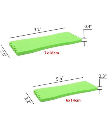 Toasis Fishing Leader Line Holder Foam Board - Pack of 10 Snelled Hook Keeper 6x14cm - Buy Online on GoSupps.com