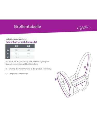 ARBO-INOX Softly Padded 2-Way Adjustable Foal Halter - Decorative Cord for Pony Foals in Bordeaux - International Shipping Available - Buy Online on GoSupps.com