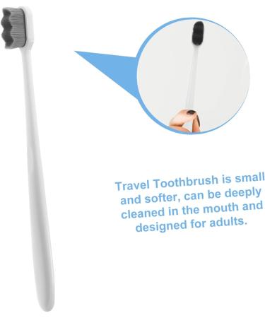 Buy Minkissy 4-Pack Soft Toothbrushes for Adults & Kids | Aesthetic Travel Toothbrushes with Soft Bristles - Durable PP Household Use - Buy Online on GoSupps.com